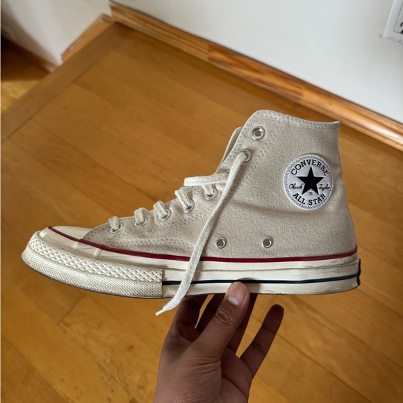 Converse chuck 70s size 9 cream/white - Picture 2 of 7